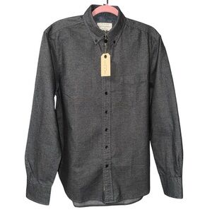 Rag & Bone‎ Tailored Workwear Glen Plaid Oxford Shirt
Charcoal Size Medium NWT
